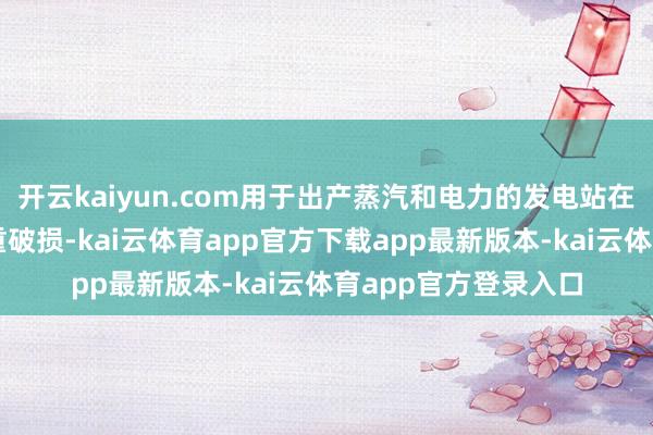 开云kaiyun.com用于出产蒸汽和电力的发电站在伊朗垂危中受到严重破损-kai云体育app官方下载app最新版本-kai云体育app官方登录入口